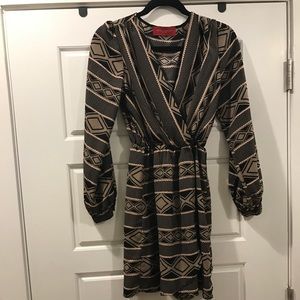 Akira Mini Patterned Dress